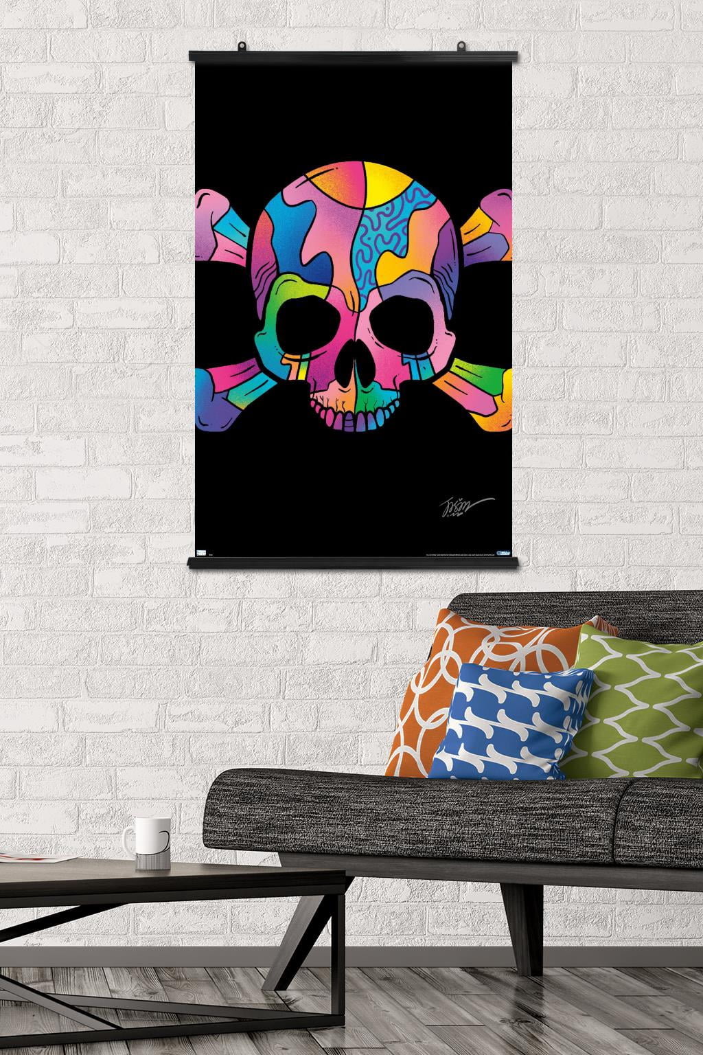 Jason Naylor - Color Skull Wall Poster, 22.375" x 34"
