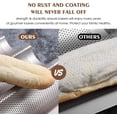 thumbnail image 4 of Bandeja para Baguette 3 Ranuras Antiadherente Perforada para Horno, Molde para Pan Francés e Italiano, 4 of 7