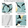 thumbnail image 4 of luoweisi Men's Beach Shorts Quick Dry Swim Trunks with Mesh Lining Penguin L, 4 of 5