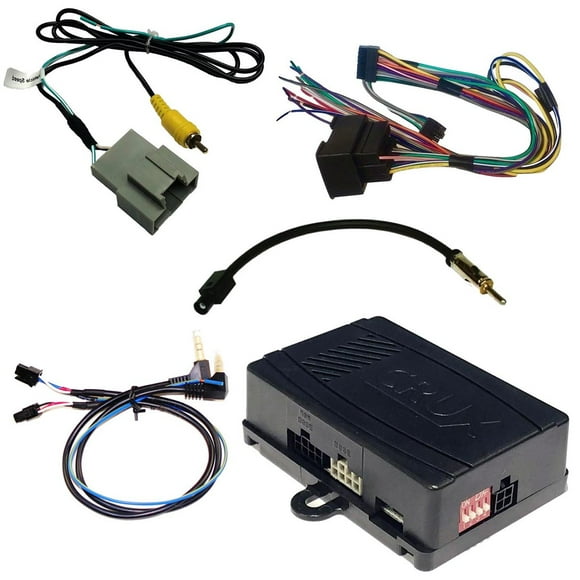 Crux Radio Replacement Interface with SWC and factory RVC Retention for β€™10-β€™17 GM LAN 29 Bit Vehicl