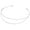Pattern-Silver, variant on Smooth Metal Headbands Frame for Tiaras Base Hairband Head Bands Bride Crown Base for Wedding