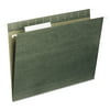 Universal Hanging File Folders, 1/5 Tab, 11 Point Stock, Legal, Standard Green, 25/Box