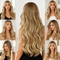 thumbnail image 4 of Extensiones de pelo sintético con línea de cabello natural, tipo «full cap» instantáneo, 4 of 5