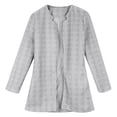 thumbnail image 6 of Pyhlmscde Women's Herringbone Open Front Business Jacket Casual Long Sleeve Notch Lapel Overcoats, womens blazers for work casual, plus size blazers for curvy women, womens blazers dressy casual, 6 of 6