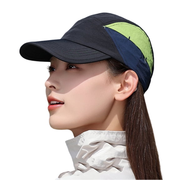 Lumtrix Sports Workout Hat Baseball Athletic Fitted Hat Lightweight Running Baseball Outdoor Hats For Men & Women Black One Size