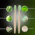 thumbnail image 4 of Biodegradable Reusable Bamboo Toothbrushes - Eco-friendly Bpa Free Bristles - 10 Pack, 4 of 5