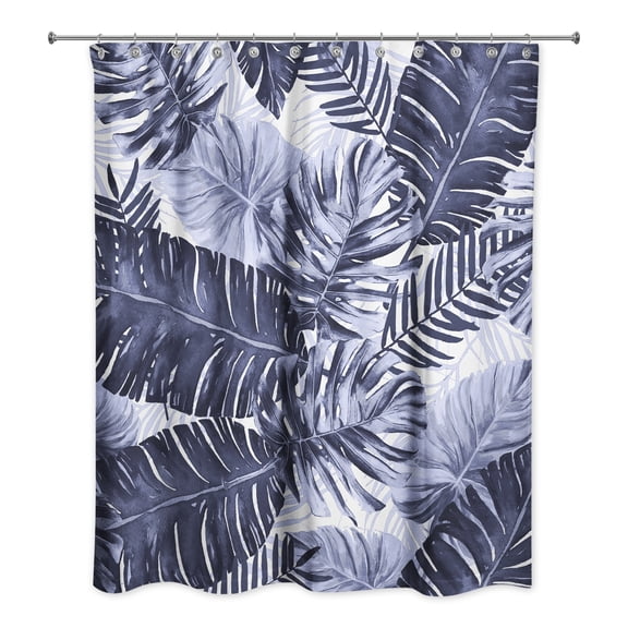 Creative Products Palm Leaf Pattern 3 71x74 Shower Curtain