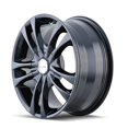 thumbnail image 2 of Sacchi 220-5703B 5-100, 5-114.3 PCD S2 Black Wheel, 2 of 2