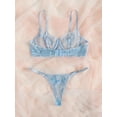 thumbnail image 2 of Blue Lingerie Set Embroidered, 2 of 5