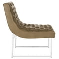 thumbnail image 4 of SAFAVIEH Hadley Tufted Accent Chair, Antique Taupe, 4 of 9