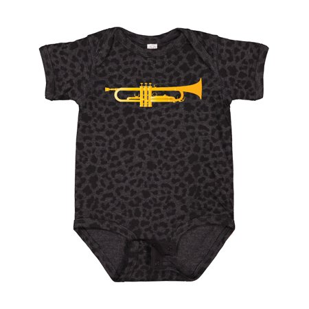 

Inktastic Trumpet Gold Brass Music Instrument Gift Baby Boy or Baby Girl Bodysuit