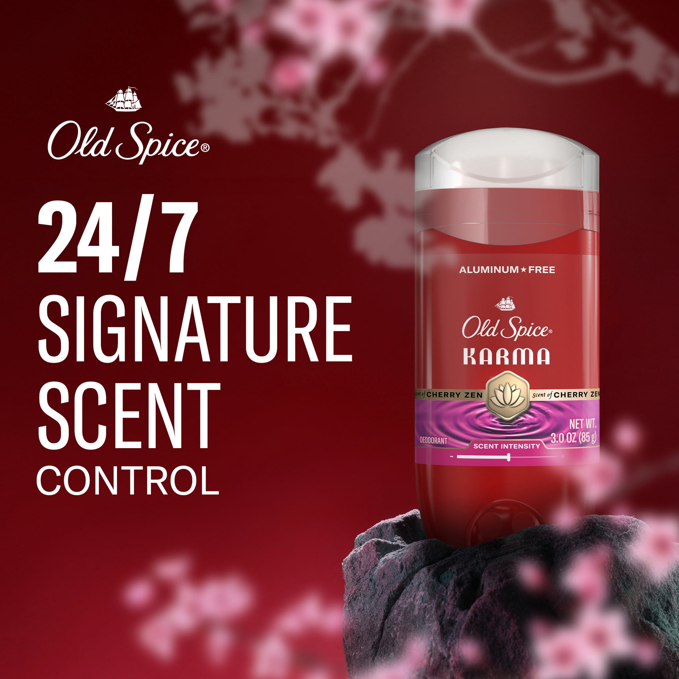 Old Spice Deodorant for Men, Aluminum Free, Karma, 24/7 Odor Protection, 3.0 oz