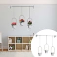 thumbnail image 2 of Vwrxbz Hanging Flower Pots with Retractable Hanging Rods for Gardening Wall Baskets, 2 of 9
