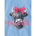 thumbnail image 3 of Blessed Girl Womens Long Sleeve T-Shirt Strength For Today, Light Blue, LG, 3 of 6