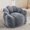 Gray, variant on Modern Adult Pillow Chair with Armrest in Soft Plush, 1 Seat Size, Ideal for Reading, Relaxing in Various Environments