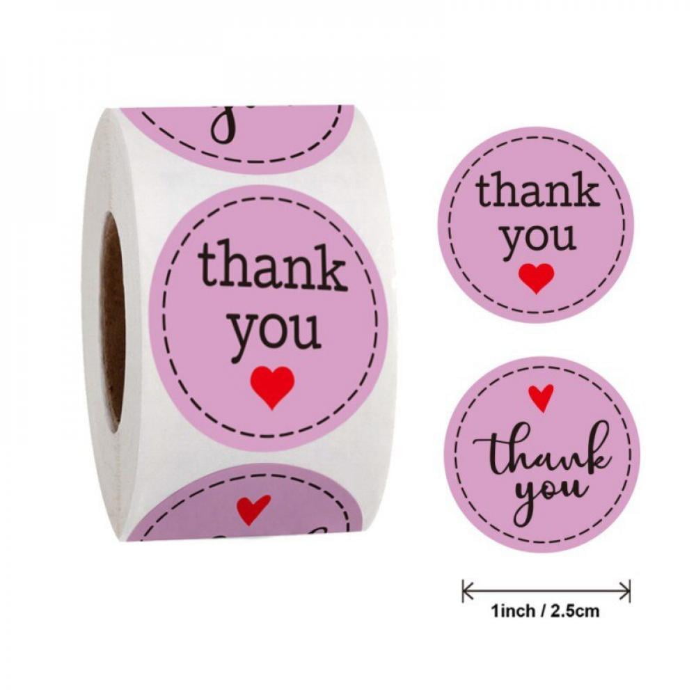 Details about   500 labels Thank You for Your Order Stickers Gold Foil Seal Labels  Decor Best 