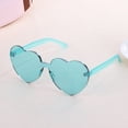 thumbnail image 4 of Sywqhk Gafas De Sol Simples De Color Caramelo Puro Con Forma De Corazón Para Mujer (Verde)-195634.02 Sywqhk Para estrenar, 4 of 7