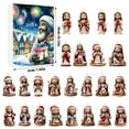 thumbnail image 3 of Countdown Sets - 2D Christmas Home Ornaments 2024 Holiday Advent Calendar Christmas Tree Cute Ornaments Set for Festive and Seasonal Celebrations, 3 of 8