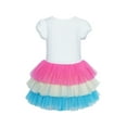 thumbnail image 3 of Girls Dress Rainbow Unicorn Tutu Dancing Ballet Tiered Skirt 6 Years, 3 of 5