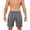 Dark Gray, variant on Lovzfmll Men's Summer Beach Casual Running Sports Shorts, 5-Inch Straight Leg Athletic Bermuda Shorts Wine, S