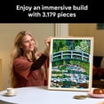 thumbnail image 4 of LEGO Art Claude Monet – Bridge Over a Pond of Water Lilies - Building Sets for Adults, Ages 18+ - Wall Decor for Living Room or Home Office - Gift for Women & Men - 31220, 4 of 8