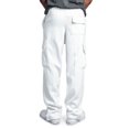 thumbnail image 4 of Imcute Men Jogger Heavy weight Fleece Cargo Pocket Sweatpants, 4 of 4