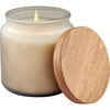 Better Homes & Gardens Frosted Glass Single Wick Soft Cashmere Amber Candle