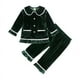 thumbnail image 1 of Gran oferta, conjuntos de pijamas rojos para la familia, pijamas navideños para bebés y niñas, pijamas cálidos de terciopelo dorado para niños, ropa de vestir para niños, pijamas para niños pequeños, 1 of 4
