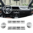 thumbnail image 6 of SPRING Car Air Conditioning Buttons Trims For Mercedes C117/X156 For Cla Gla 200 250 2013~2018 Central A/C Button Patch Stickers, 6 of 9