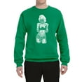 thumbnail image 2 of Sexy Tattooed Marilyn Monroe Pop Culture Unisex Crewneck Graphic Sweatshirt, Kelly, X-Large, 2 of 3