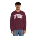 thumbnail image 5 of Diving Diver Sweatshirt Gifts Crew Neck Shirt Long Sleeve Unisex, 5 of 7