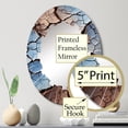 thumbnail image 3 of DESIGN ART Designart "Desert Textures Of The Sand II" Landscapes Modern Wall Mirror 20in.x30in., 3 of 4
