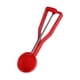 thumbnail image 2 of Cuchara para galletas Cuchara para helado Utensilio de cocina resistente rojo Agarre cómodo Diámetro interno de 62 cm, 2 of 9