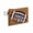 Brown, variant on Sulaicai Women's Football Game Day Beaded Zipper Coin Purse with Key Ring, Compact Sports Themed Mini Clutch Wallet for Game Day & Daily Use