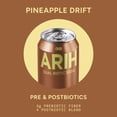 thumbnail image 4 of ARIH Dual Biotic Soda, Functional Prebiotic and Postbiotic Soda, Low Sugar, Pineapple Drift, 12 fl oz, 4 Pack, 4 of 8