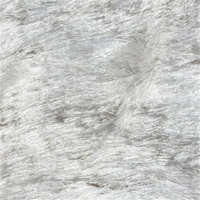 Noble House CRYS260558 Crystal- White Area Rug - 5 x 8