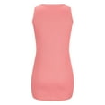 thumbnail image 6 of IROINNID Bodycon Dress For Women Sleeveless Round Neckline Sexy Pleated Dress Strapless Solid Color Dress, 6 of 7