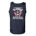 thumbnail image 3 of I Proudly Stand For The Flag Kneel For The Cross Front Back DT Adult Tank Top, 3 of 4