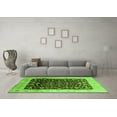thumbnail image 3 of Ahgly Company Indoor Rectangle Oriental Green Industrial Area Rugs, 7' x 9', 3 of 4