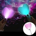 thumbnail image 1 of Love Shaped LED Glow Stick Heart Flash Stick 15 Color Support Stick Concert, 1 of 9