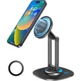 thumbnail image 1 of Soporte para Celular, Ajustable Base para Celular, 360 ° rotación, Compatible con iPhone, Galaxy, Huawei, Redmi,2, 1 of 10