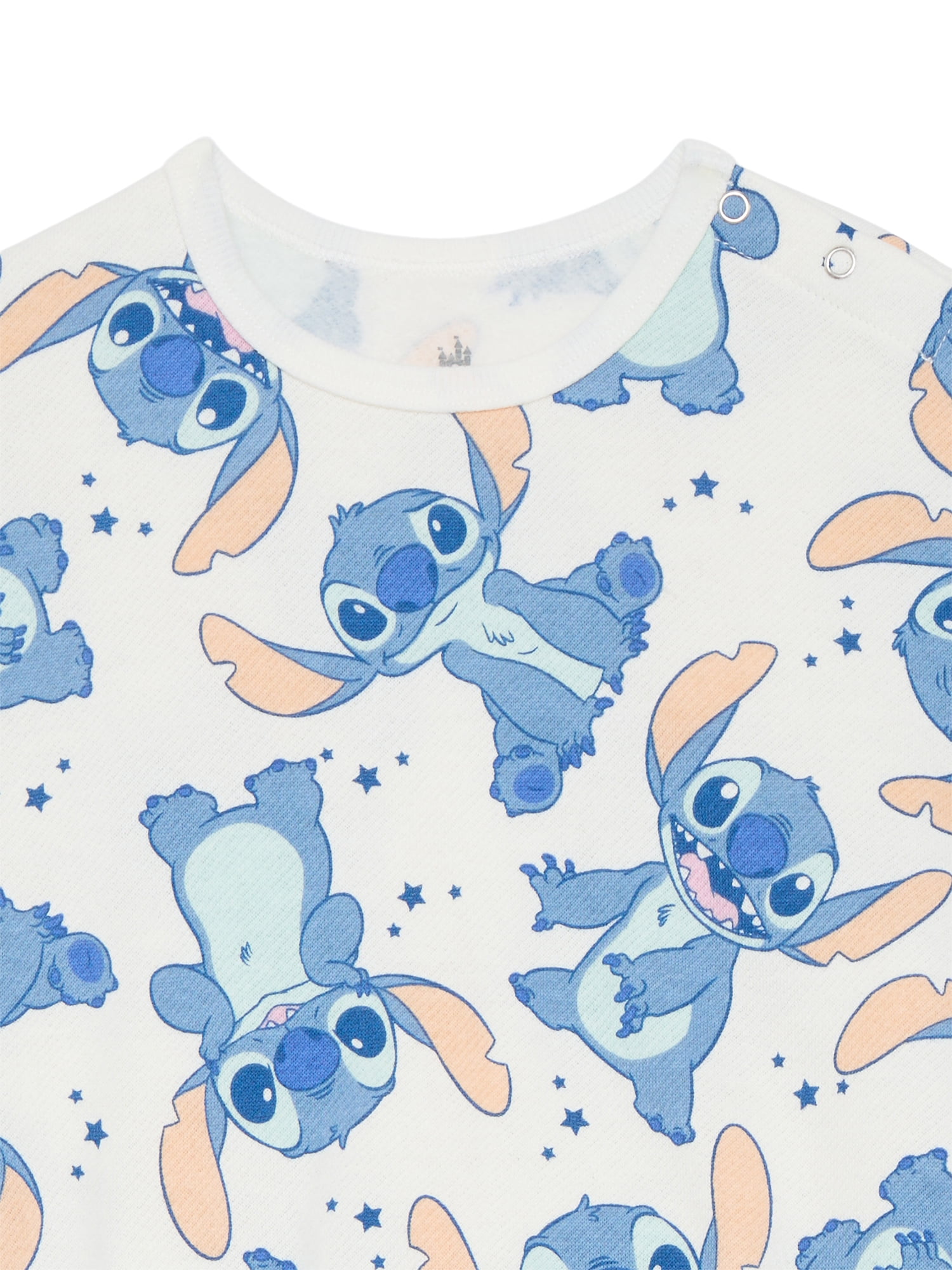 Stitch Baby Boys or Girls Bubble Sleeve Printed Sweatshirt and Joggers Set, 2-Piece, Sizes 0/3M-24M