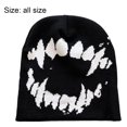 thumbnail image 3 of Jiibva Fashion Beanie Knitted Hat Gothic Y2k Knitted Caps Unisex Winter Skull Cap Harajuku Vintage Warm Hat Streetwear, 3 of 7
