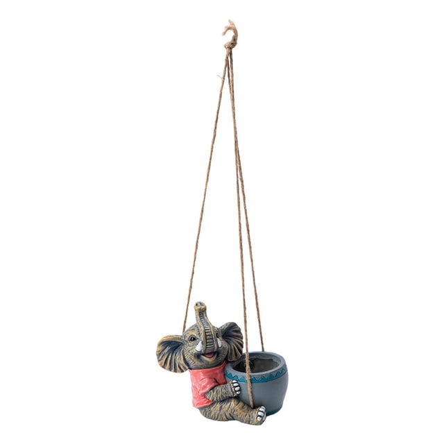 ZZHZGZ on Sale Outdoor Hanging Elephant Swing Unique Garden A Delightful Addition To Any Garden Or Terrace.