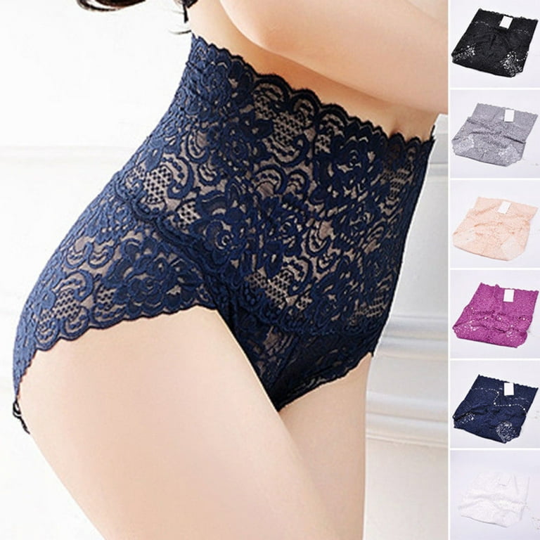 harmtty Two Pieces Sexy Women Floral Lace Underwear Solid Color