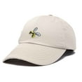 thumbnail image 4 of DALIX Nature Wasp Hat Mens Womens Embroidered Baseball Cap in Beige, 4 of 7