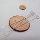 thumbnail image 2 of 10 Pieces Durable Metal Sewing Loop Turner Hook with Latch for Turning Fabric Tubes Straps Belts Strips for Handmade Sewing Tools, 2 of 5