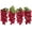 Red, variant on Artificial Grapes Fake Plastic Fruit Dark Red Grapes String Model Decoration Wedding Party Garden Fruit Plate Sketches Props-4 Bunches