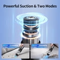 thumbnail image 3 of Car Vacuum Portable , 18000Pa 2 in 1 Vacuum Cleaner&Air Duster, 130W Brushless Motor with 7000mAh Battery, LED Light, Multi-Nozzles for Car, Home, Office, Pet, 3 of 8
