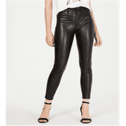 Kendall Kylie Women's Faux Leather Skinny Pants Gray Size 29